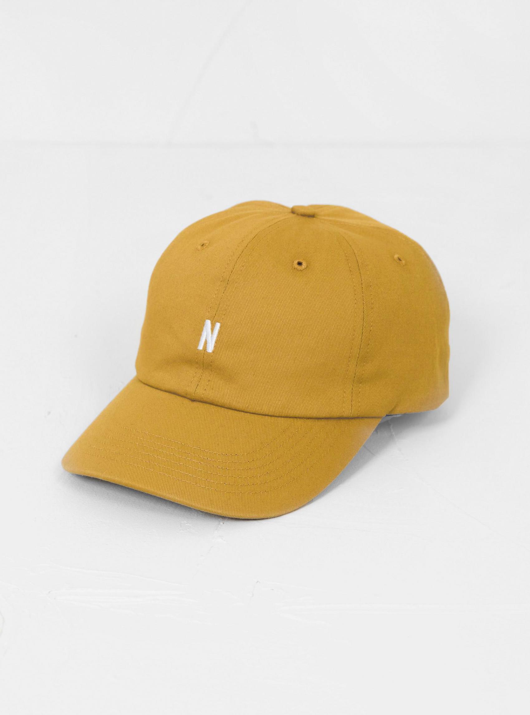Accessories | Norse Projects Mens Twill Sports Cap Oxide Yellow Yellow
