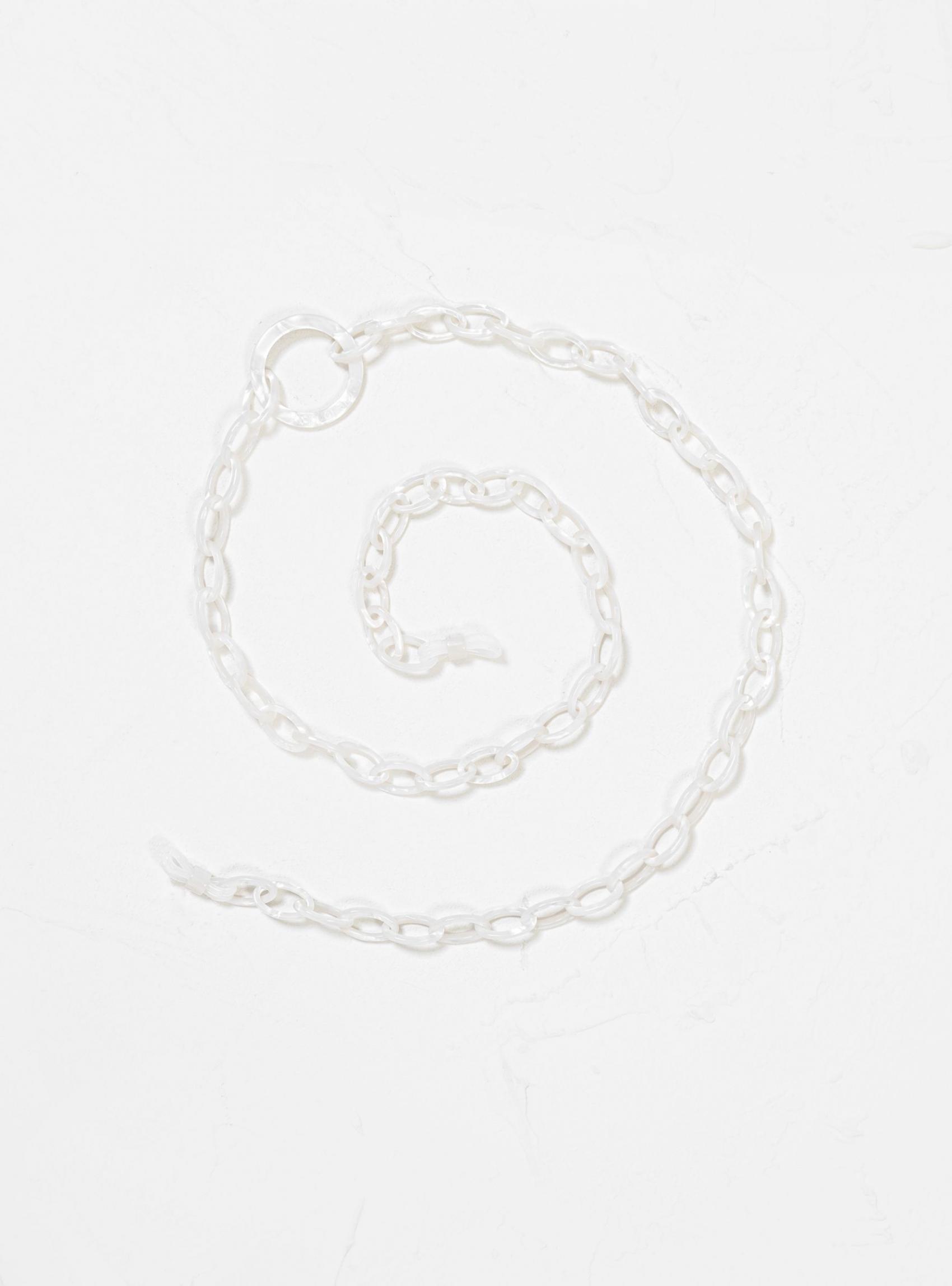 Accessories | Orris London Womens Smiley Glasses Chain Opal White White