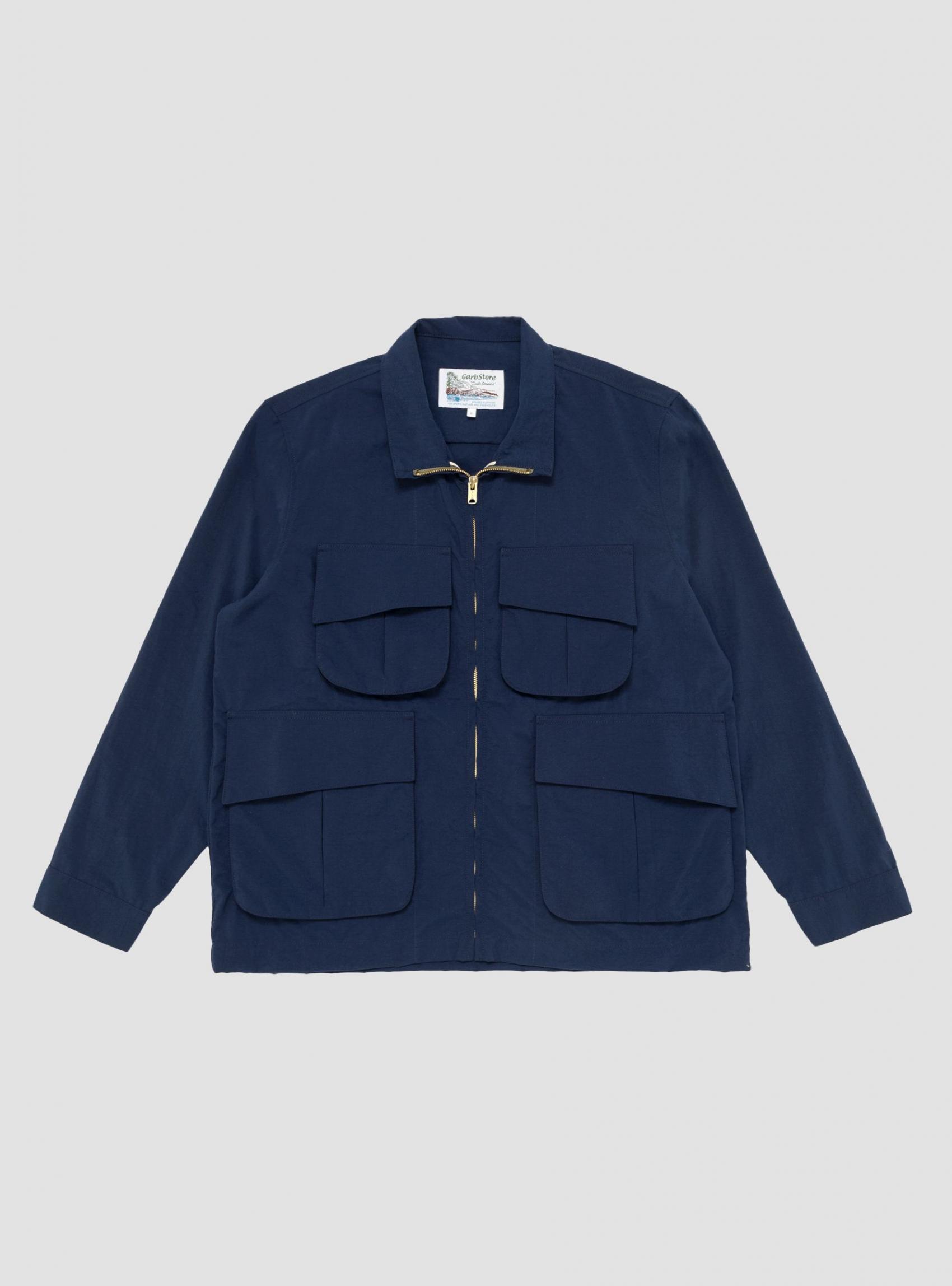 Jackets & Outerwear | Garbstore Mens Sangas Second Pattern Shirt Navy Navy