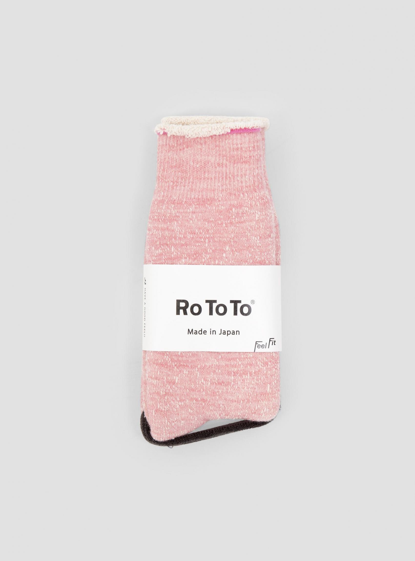 Socks & Underwear | ROTOTO Mens Double Face Merino Wool Crew Socks Light Pink Light Pink