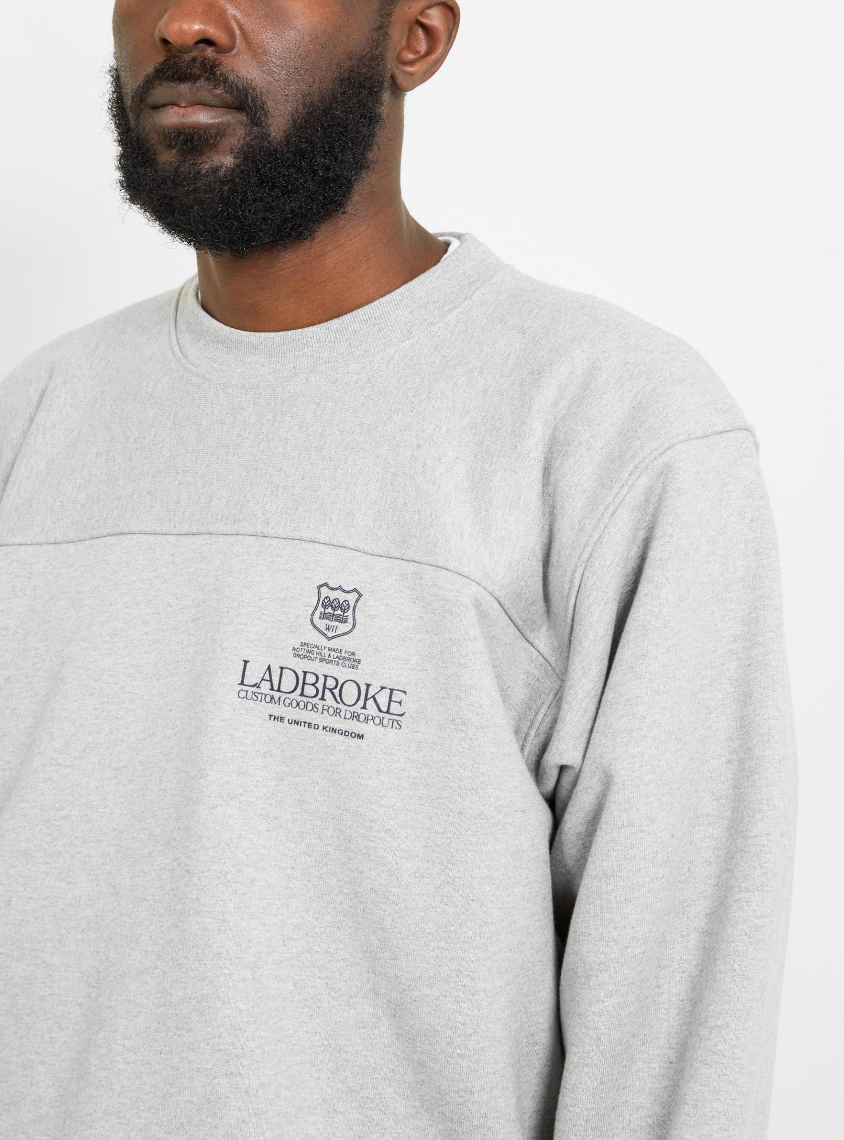 Sweatshirts | Drop Out Sports Mens Ladbroke Crewneck Sweatshirt Grey Grey