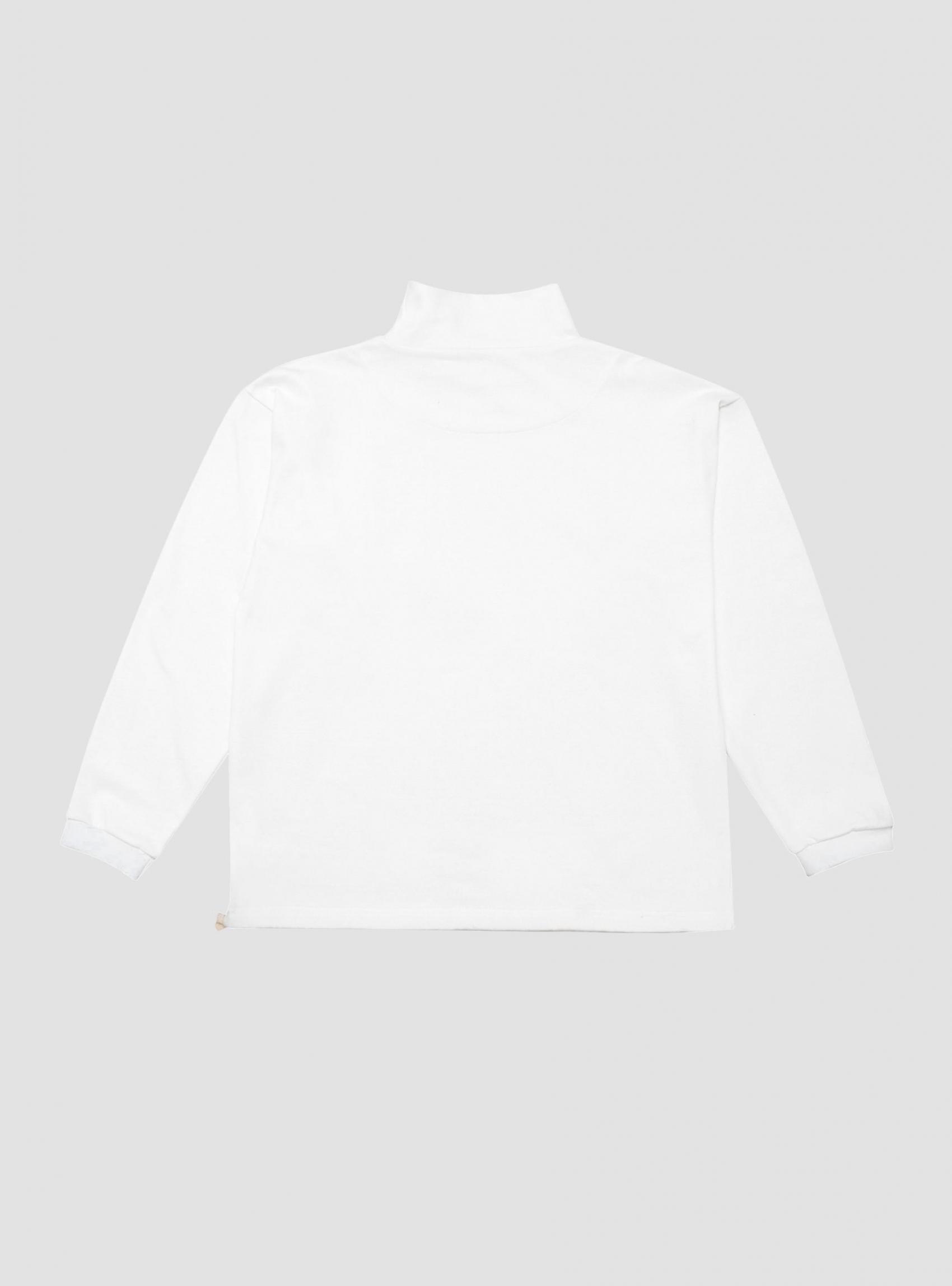 T-Shirts | Drop Out Sports Mens Long Sleeve High Neck Tee White White