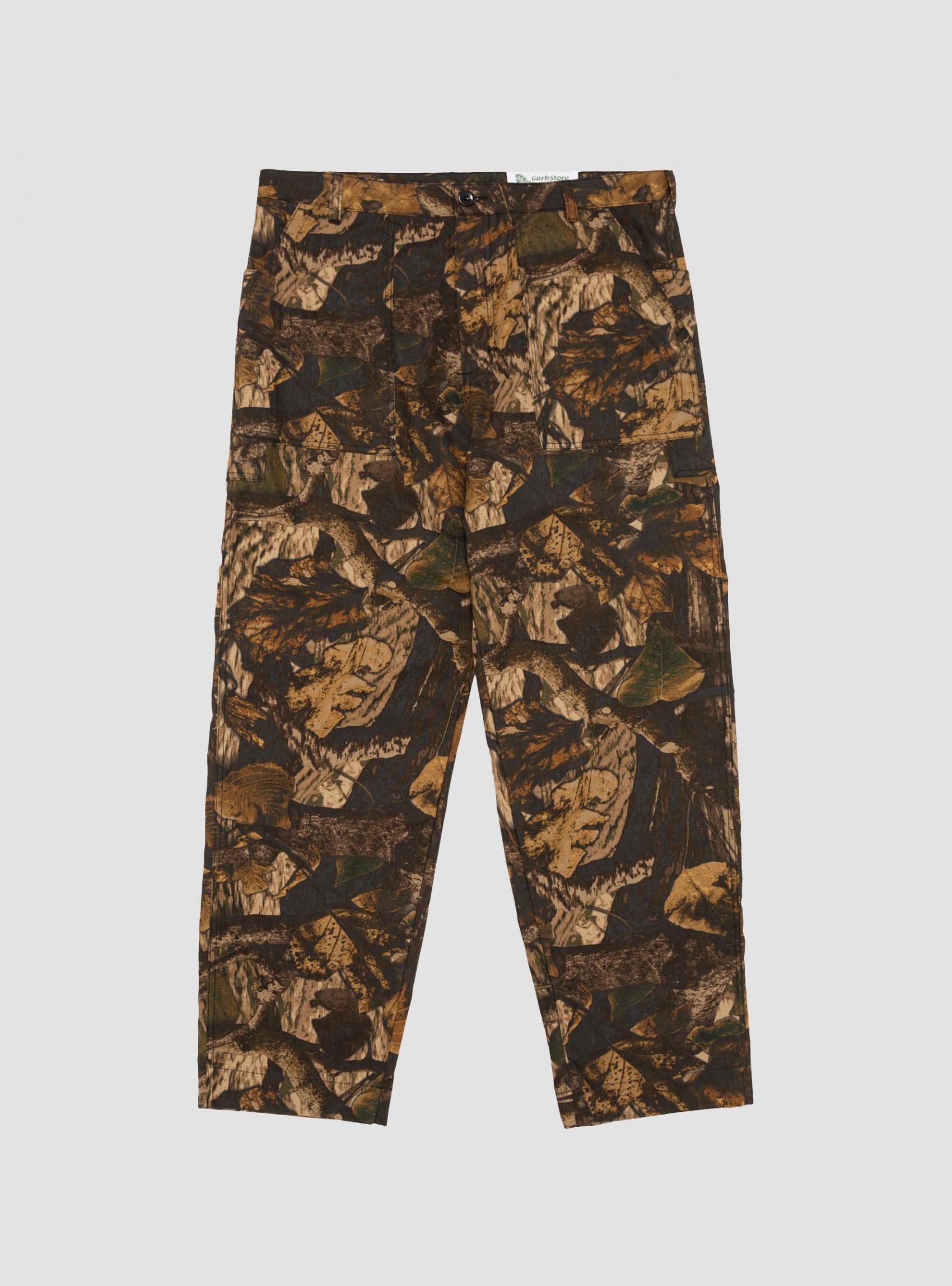Trousers | Garbstore Mens Storage Pant Brown Camouflage Brown