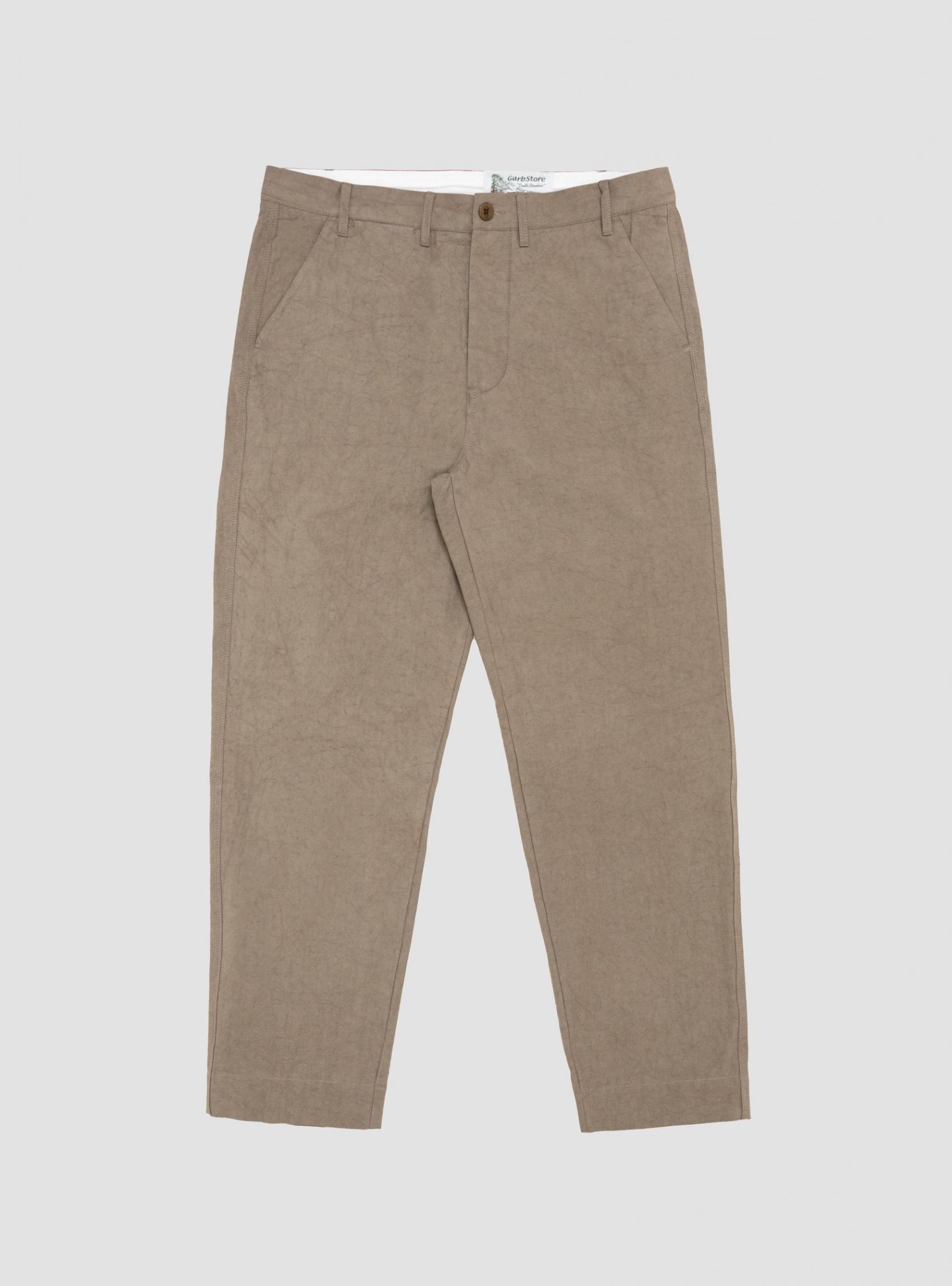 Trousers | Garbstore Mens Chino Pant Brown Brown